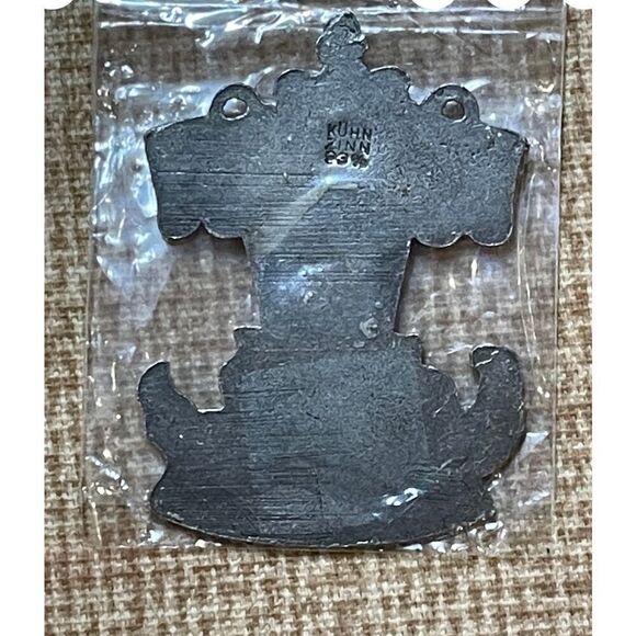 Vintage Carousel Kuhn Zinn Pewter Ornament - Picture 4 of 5